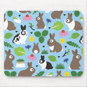Bunnies und ihre Leckereien Mousepad