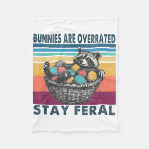 Bunnies werden übertrieben Bleibe Feral Funny Oast Fleecedecke