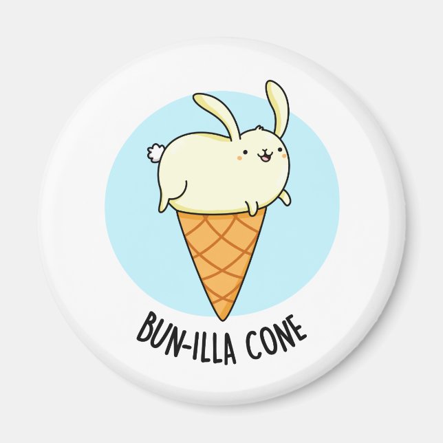 Bunnilla Club BONNEN BONNEN BLANKEN Magnet (Vorne)