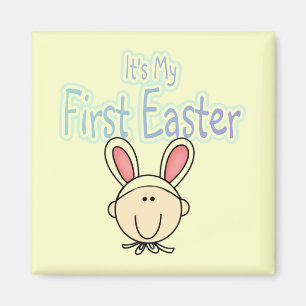 Bunny 1st Oster (Junge) - Hemden und Geschenke Magnet