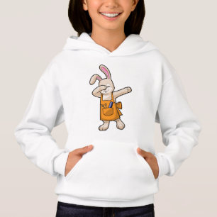 Bunny als Friseur mit Comb & Schere Hoodie