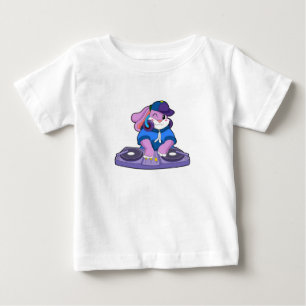 Bunny als Musiker mit Mixer Baby T-shirt