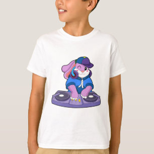 Bunny als Musiker mit Mixer T-Shirt