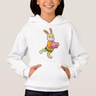 Bunny als Sekretär für Laptop Hoodie