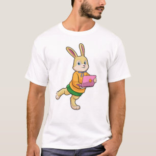 Bunny als Sekretär für Laptop T-Shirt