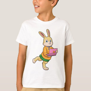Bunny als Sekretär für Laptop T-Shirt