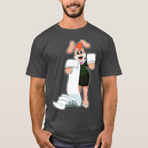 Bunny als Sekretär für Papier T-Shirt