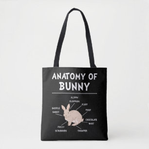 Bunny Anatomy Rabbit Lover Sonnige Mama