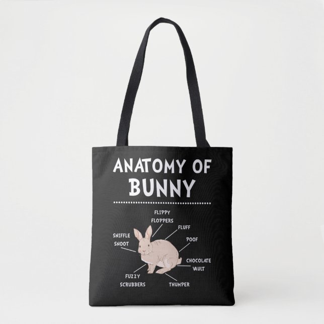 Bunny Anatomy Rabbit Lover Sonnige Mama (Vorderseite)