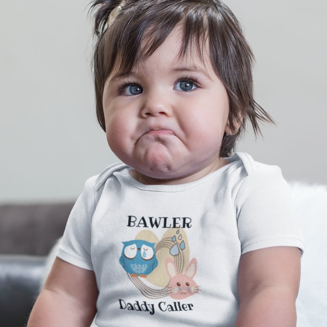 Bunny and Owl Baby Bawler - Säugling T - Shirt (Von Creator hochgeladen)