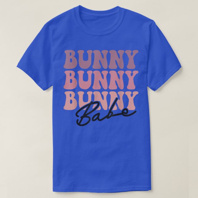 Bunny Babe Happy Ostertag  T-Shirt (Design vorne)
