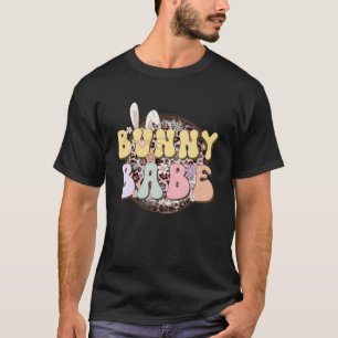 Bunny Babe Rabbit Ohr Buffalo Kariert Retro Groovy T-Shirt