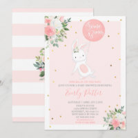 Bunny Baby Dusche Einladung Sonnen-Special