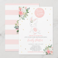 Bunny Baby Dusche Einladung Sonnen-Special
