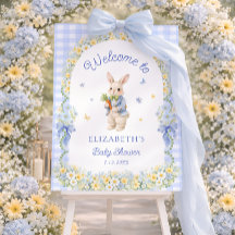 Bunny Baby Shower Welcome
