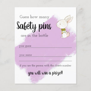 Bunny Baby Showgame - Safety Buttone Flyer