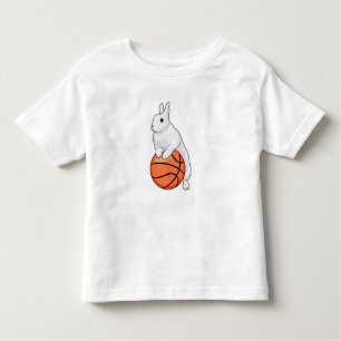 Bunny Basketball Spieler Basketball Kleinkind T-shirt