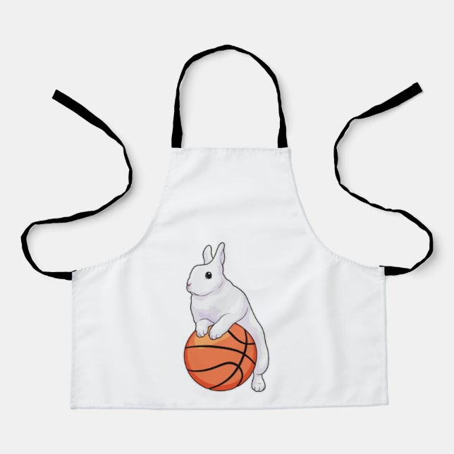 Bunny Basketball Spieler Basketball Schürze (Vorderseite)