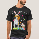 Bunny beagle Dogs With Easter Eggs Basket Gift  T-Shirt<br><div class="desc">Bunny beagle Dogs With Easter Eggs Basket Gift  .</div>