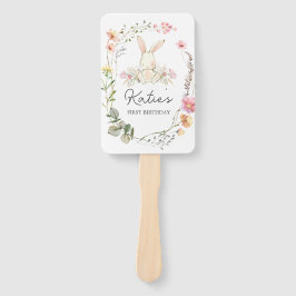 Bunny Birthday Einladung, Ein Hase ist ein Invit Fächer