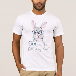 Bunny Birthday Party Vater des Geburtstags T-Shirt