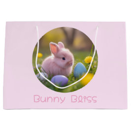 Bunny Bliss Fluffy Pink Bunny Oaster Grosses Gesch Große Geschenktüte