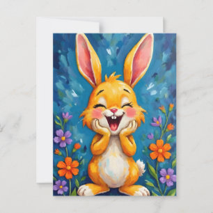 Bunny Bliss Postkarte