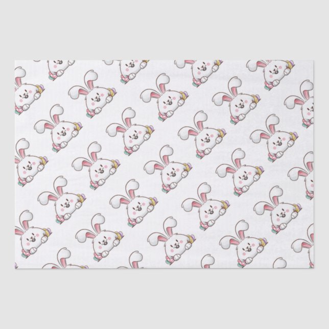Bunny Bliss Seidenpapier (Vorderseite)