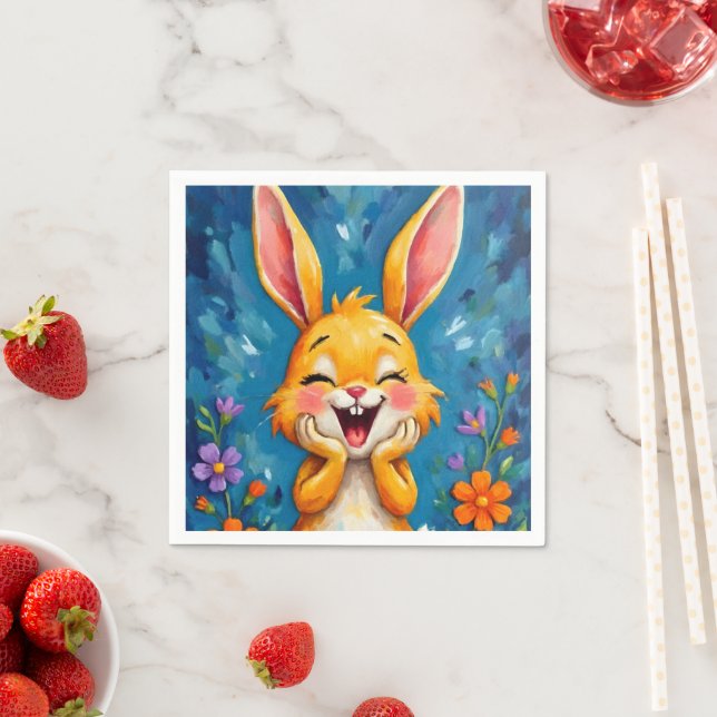 Bunny Bliss Serviette (Beispiel)