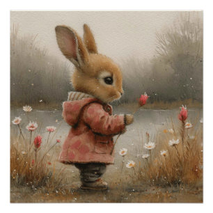 Bunny Bliss Verzauberung: Ein bisschen Whimsy Bunn Poster