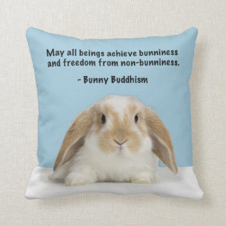 Bunny Buddhism Lop Bunny Pillow Kissen