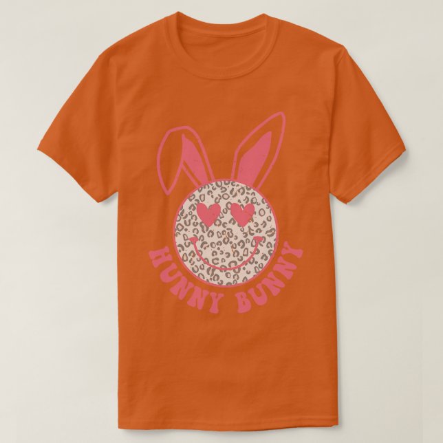 Bunny Bunny Leopard Muster T-Shirt (Design vorne)