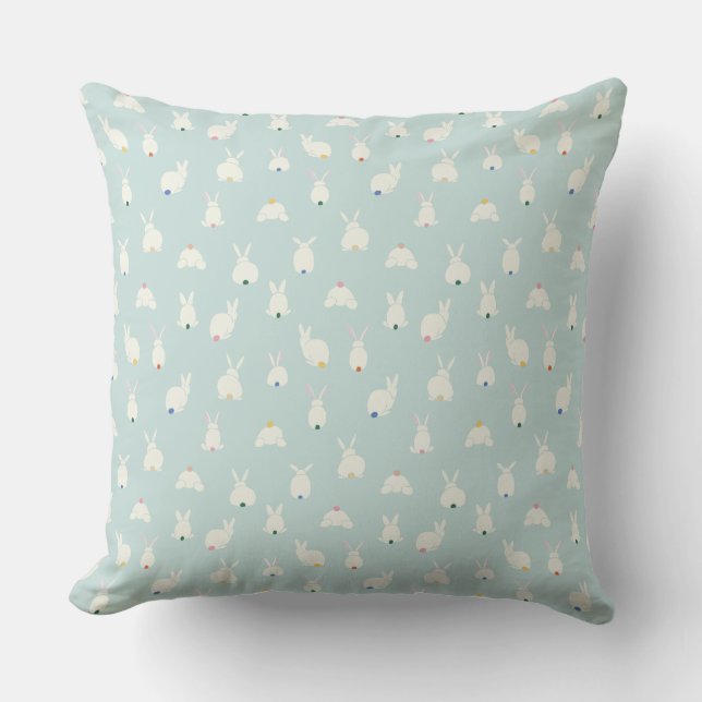 Bunny Butts Kissen (Vorderseite)