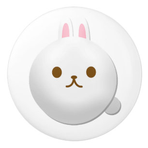 Bunny Cabinet Knoblauch oder Pull für Dresser oder Keramikknauf