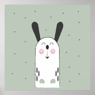 Bunny Cartoon Kids Poster