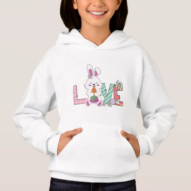 Bunny Celebrates Hoodie (Vorderseite)