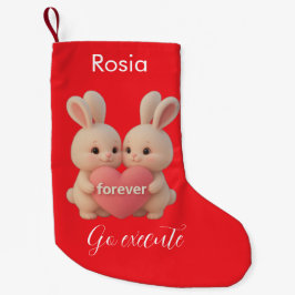 Bunny Christmas Stocking – Personal Holiday Ch arm Kleiner Weihnachtsstrumpf
