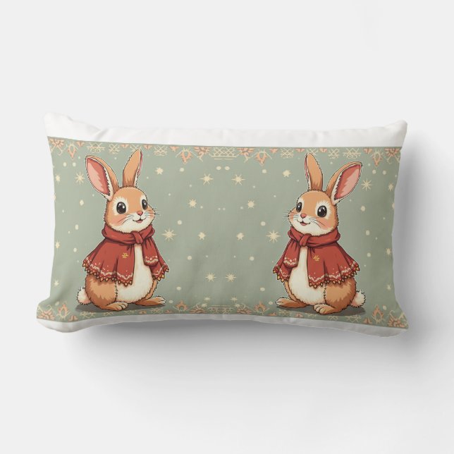 Bunny Cuddle Pillow Lendenkissen (Vorderseite)