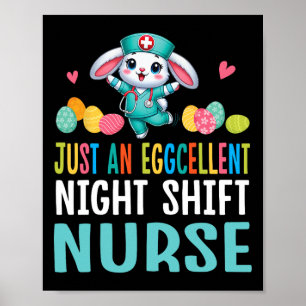Bunny Dance Ostereier Nur eine exzellente Nacht S Poster