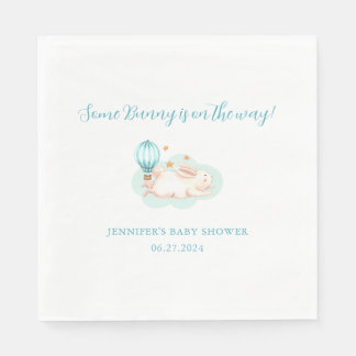 Bunny Dreams Blue Babydusche Serviette
