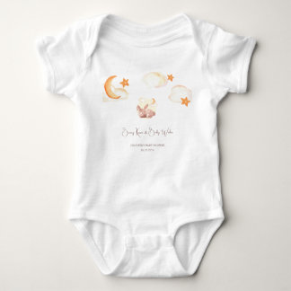 Bunny Dreams Neutral Baby Dusche Baby Strampler
