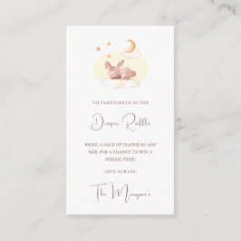 Bunny Dreams Neutral Baby Dusche Begleitkarte