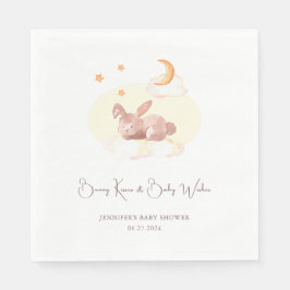 Bunny Dreams Neutral Baby Dusche Serviette