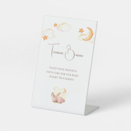 Bunny Dreams Neutral Baby Dusche Sockelschild