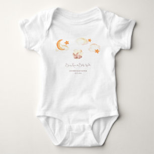 Bunny Dreams Neutral Baby Dusche Strampler