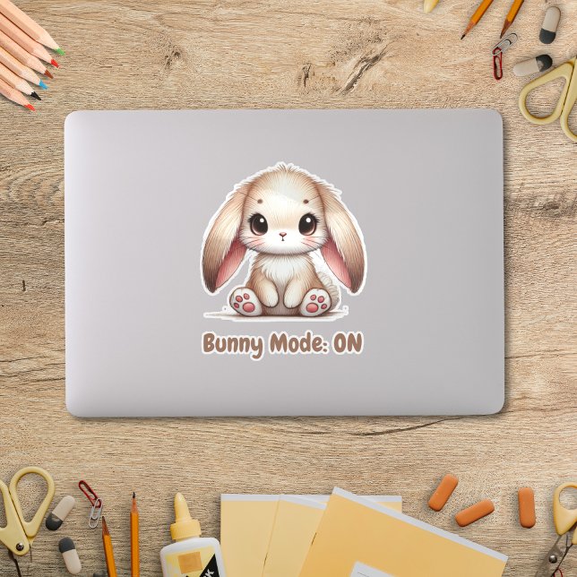 Bunny Eared Wonder Aufkleber (Bunny Eared Wonder Sticker)