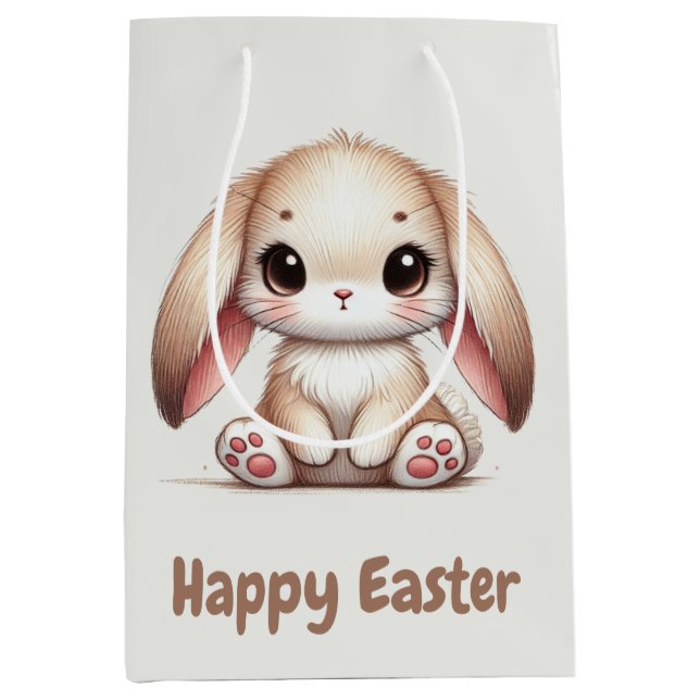 Bunny Eared Wonder Mittlere Geschenktüte (Vorderseite)