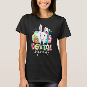 Bunny Ears Rabbit Niedlich Tooth Dental Squad Happ T-Shirt