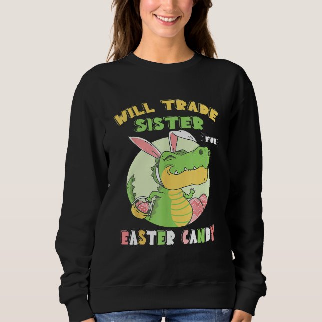 Bunny Eat Chocolate Eggs wird Handelsregister für  Sweatshirt (Vorderseite)