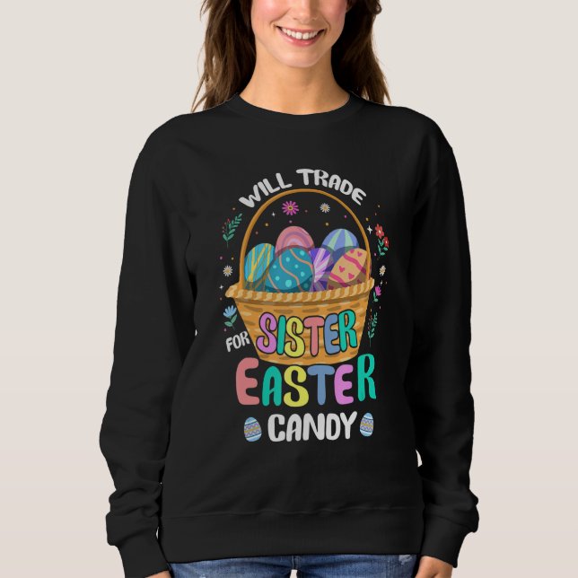 Bunny Eat Chocolate Eggs wird Handelsregister für  Sweatshirt (Vorderseite)